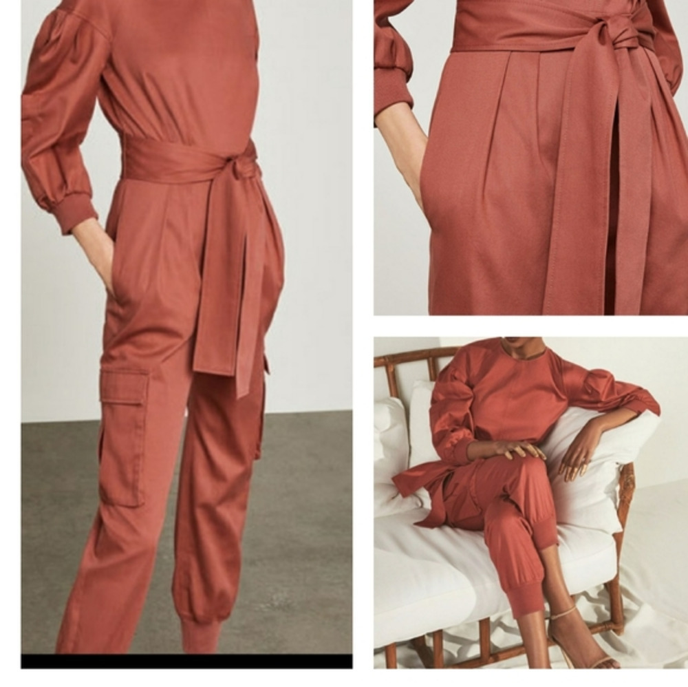 Bcbg Tandoori Spice Color Jumpsuit.